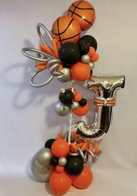 Basketball magic wand bouquet 7ft