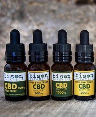 Bison CBD oil we have ones with the thc and also ones without any thc
