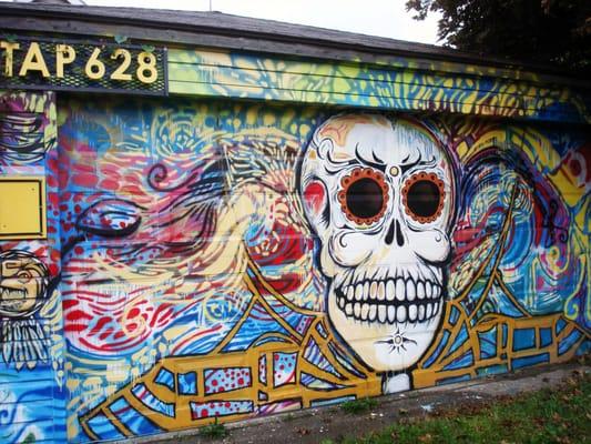 dia de los muertos - mural