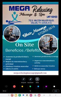 Contactarnos para presupuesto vamos a tu sitio de trabajo o evento