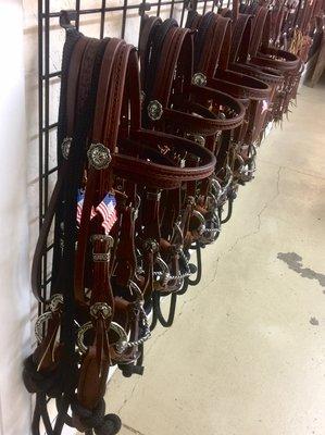 Complete bridle rig with slobber straps and sport reins