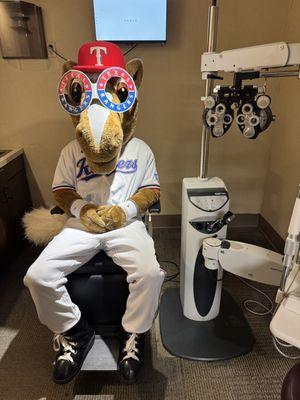 We are the proud LASIK Surgeons of the Texas Rangers & Captain!