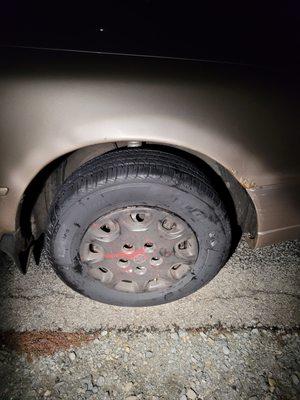 Emergency tire replacement