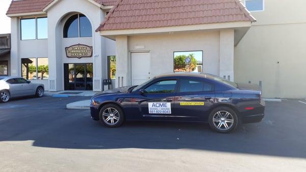 Front of the office, which is in the back of the Beekay Theatre.