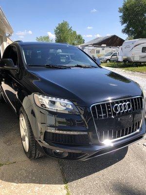 Wash & wax light ceramic coating applied