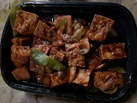 Szechuan Fried Tofu With Vegetable
