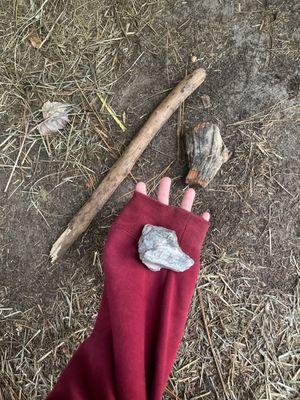 Some of the things from the last 2 days 2 different bales.