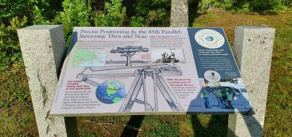 45°N Parallel Marker