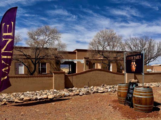 A view from the front, the first stop on the Sonoita/Elgin wine trail!