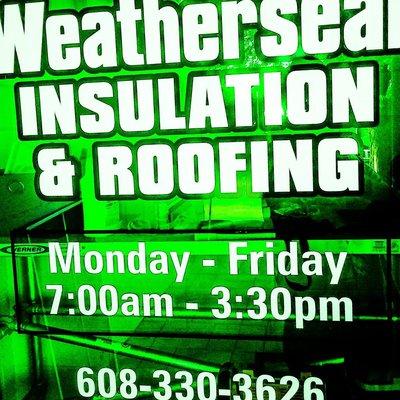 Weather Seal Insulation and Roofing
