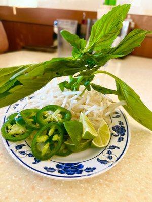 The Garnish for the Phô