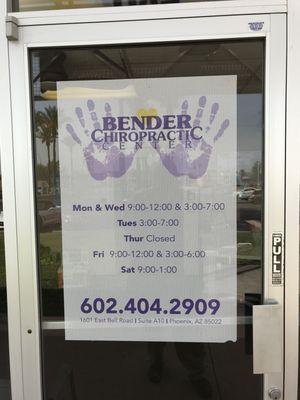 Bender Chiropractic Center DC