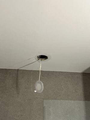 Bathroom ceiling leeking