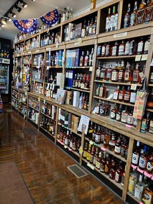 Liquor wall!