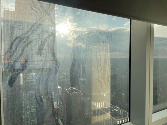 Filthy Windows at 15 Hudson Yards