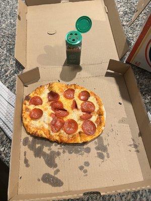 Smallest $20 pizza. Don't give this place your business