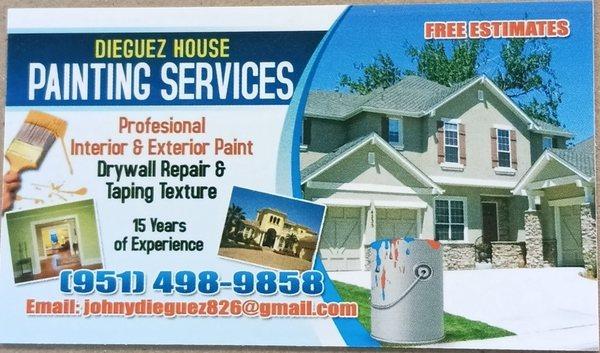 Dieguez House Painting Services