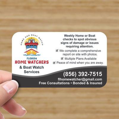 Florida Home Watchers and Boat Check