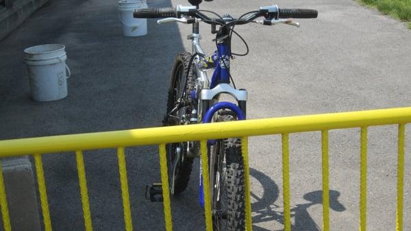 Bike on the trails at the beach