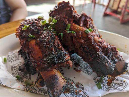 Beef ribs. Spicy, sweet, and meaty!