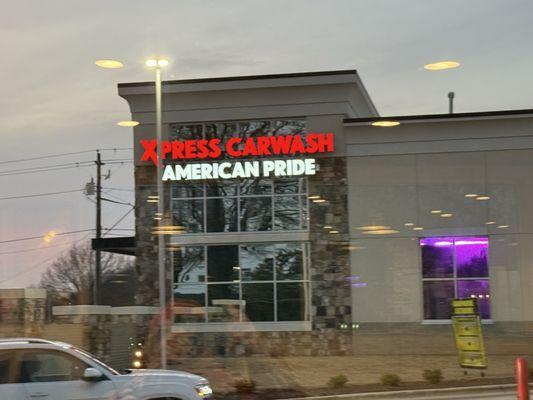 Front of building. Look for the sign.,