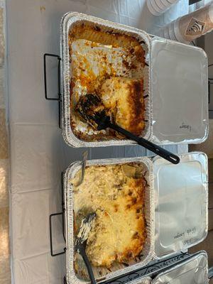 Lasagna and Chicken Alfredo Lasagna