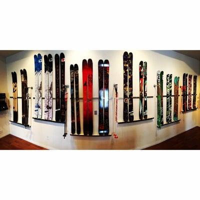Skis on the wall