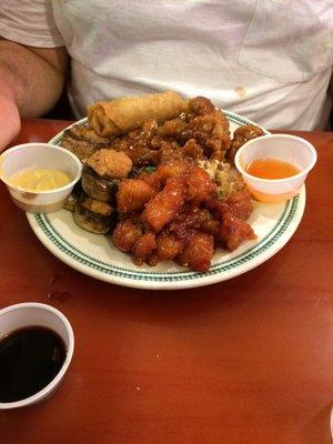 Birthday boy's plate