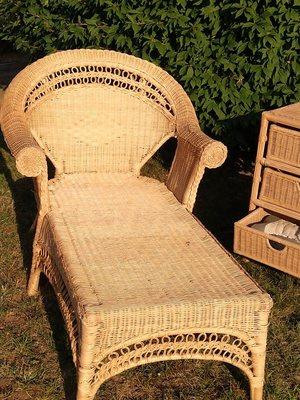 Ever see a BRAND NEW wicker chaise lounge selling for ONLY $135? IF Not come by our shop, it's in our "End of the summer" sales catagories