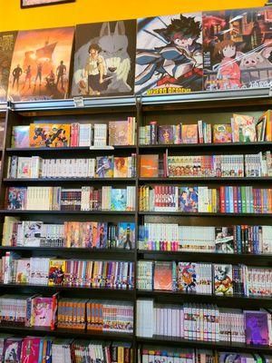 Huge manga selection