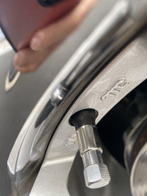 One of three new Air Valve Stem