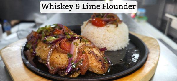 Whiskey & Lime Flounder