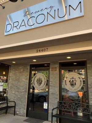 Draconum Beer Garden & Brewery on Main St. in Santa Clarita CA.
