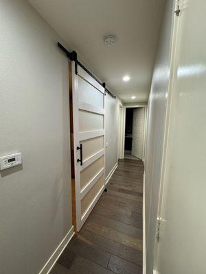 Slide door installation