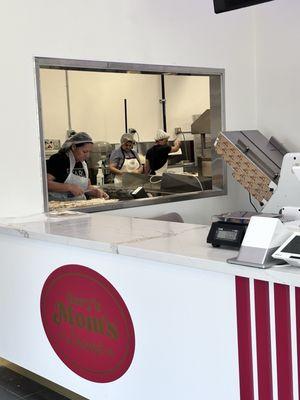 Where the magic is, lavash baking