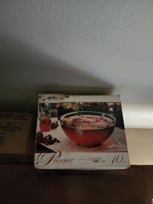 Punch bowl set