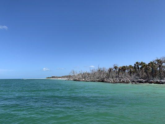 One of many islands we fished