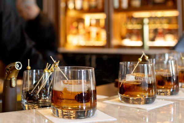 Beautifully stocked bar. Photo credit to Stacy Elizabeth Photography.