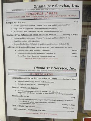 Ohana Tax Service