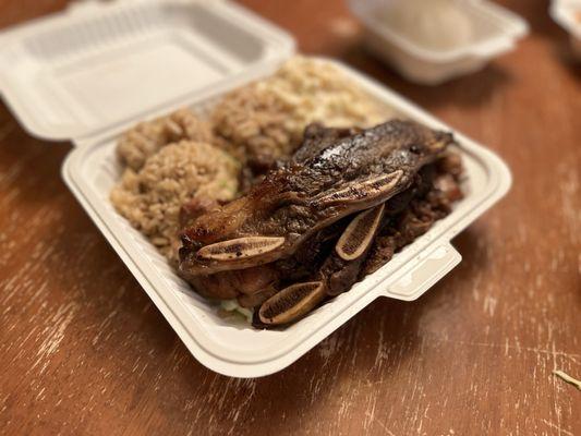 Togo bbq mixed plate