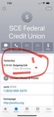 On hold with Rise Credit Union for almost an hour & half! What kind of customer service is this?