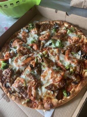Veggie pizza