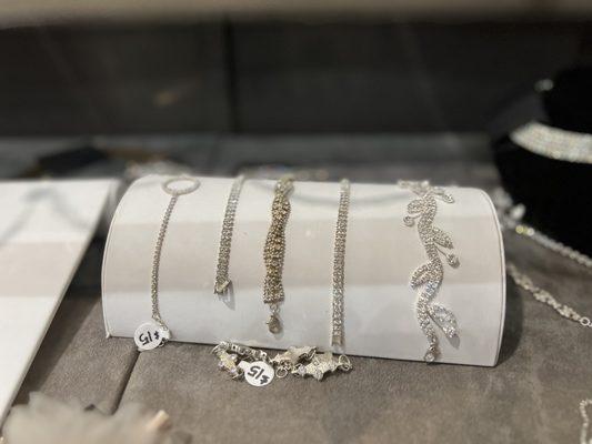 We carry bridal jewelry and accessories!