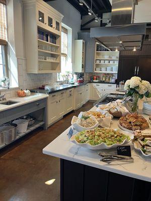 In this beautiful space is an amazing kitchen
