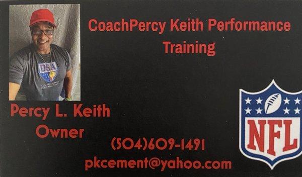 CoachPercy Keith Performance Training