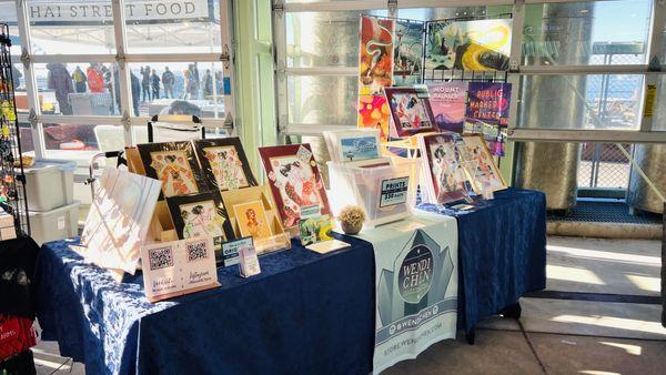 Wendi Chen Art at Pike Place Market 2023