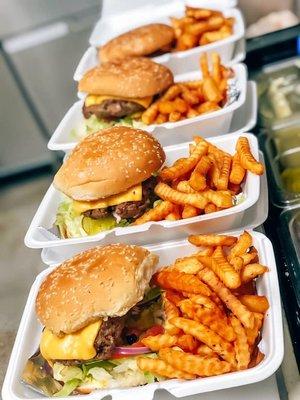 Cheeseburger and Fries