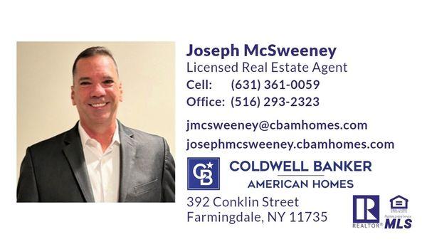 Joseph McSweeney - Coldwell Banker American Homes