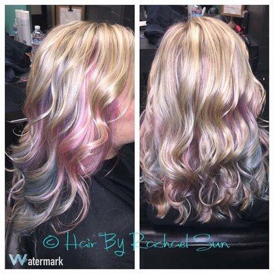 This was a colormelt Rachael recently did on me. It turned out amazing! I'm in love with it!