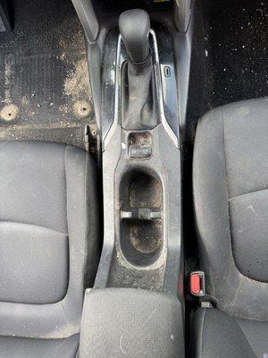 Before of center console